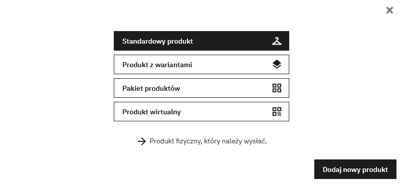 Produkty w Prestashop - typy produktów