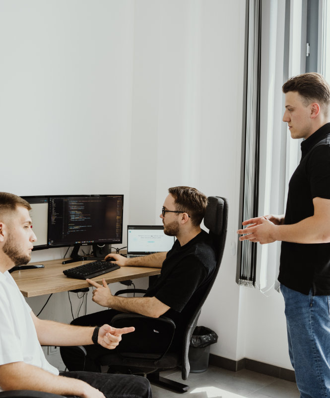 Zespół Sopchy Software House planujący wdrożenie sklepu internetowego